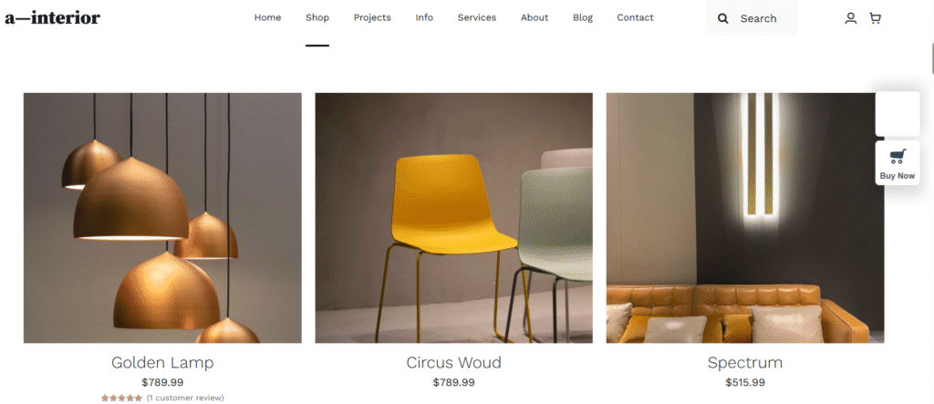 Site Web Design d’Intérieur, architecte